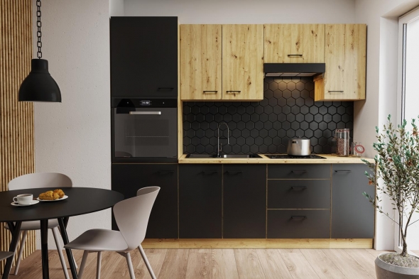 Meble kuchenne 240 cm ZESTAW Madera